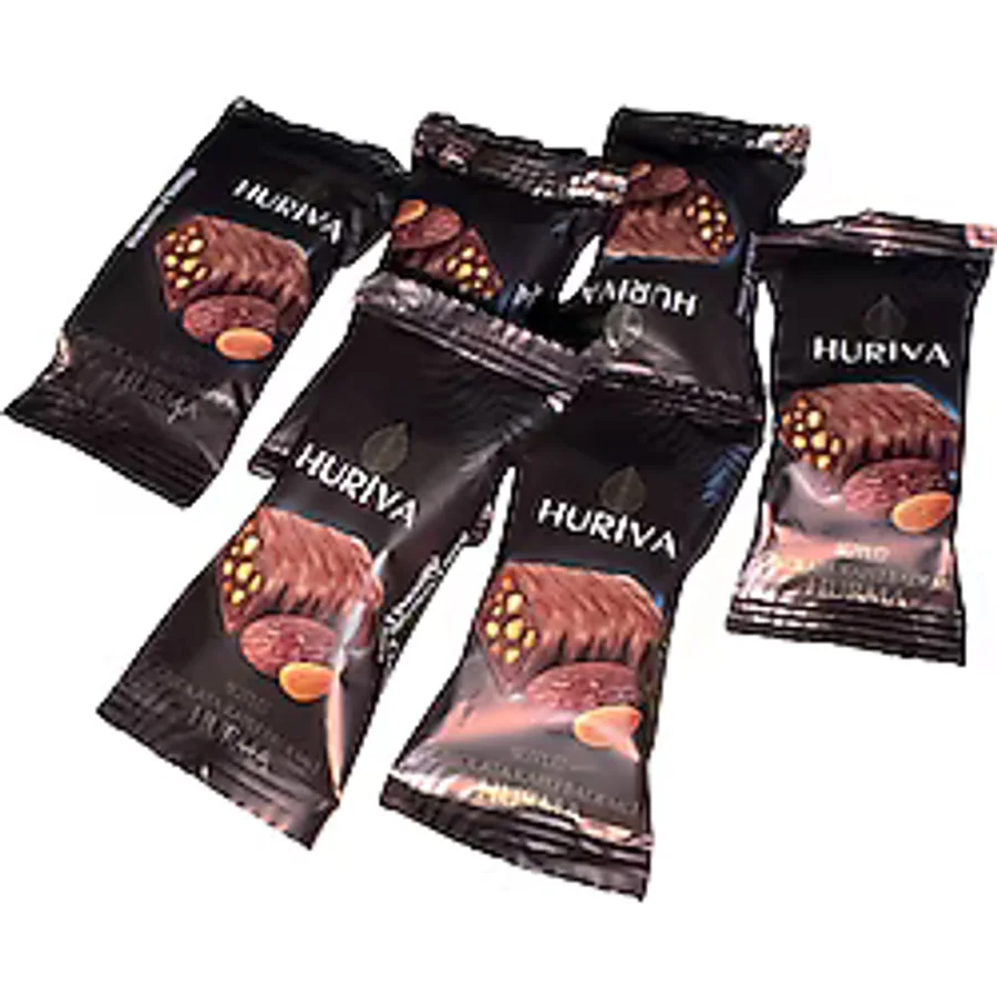 Huriva Sütlü Çikolatalı Bademli Hurma Barı 500 G