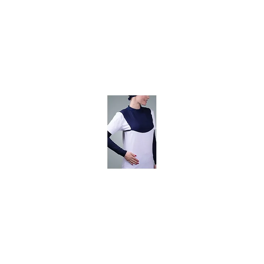 Hürrem Bone Lacivert Tesettür Boyunluk Viskon Kumaş Yaka Dantelli 1004_02