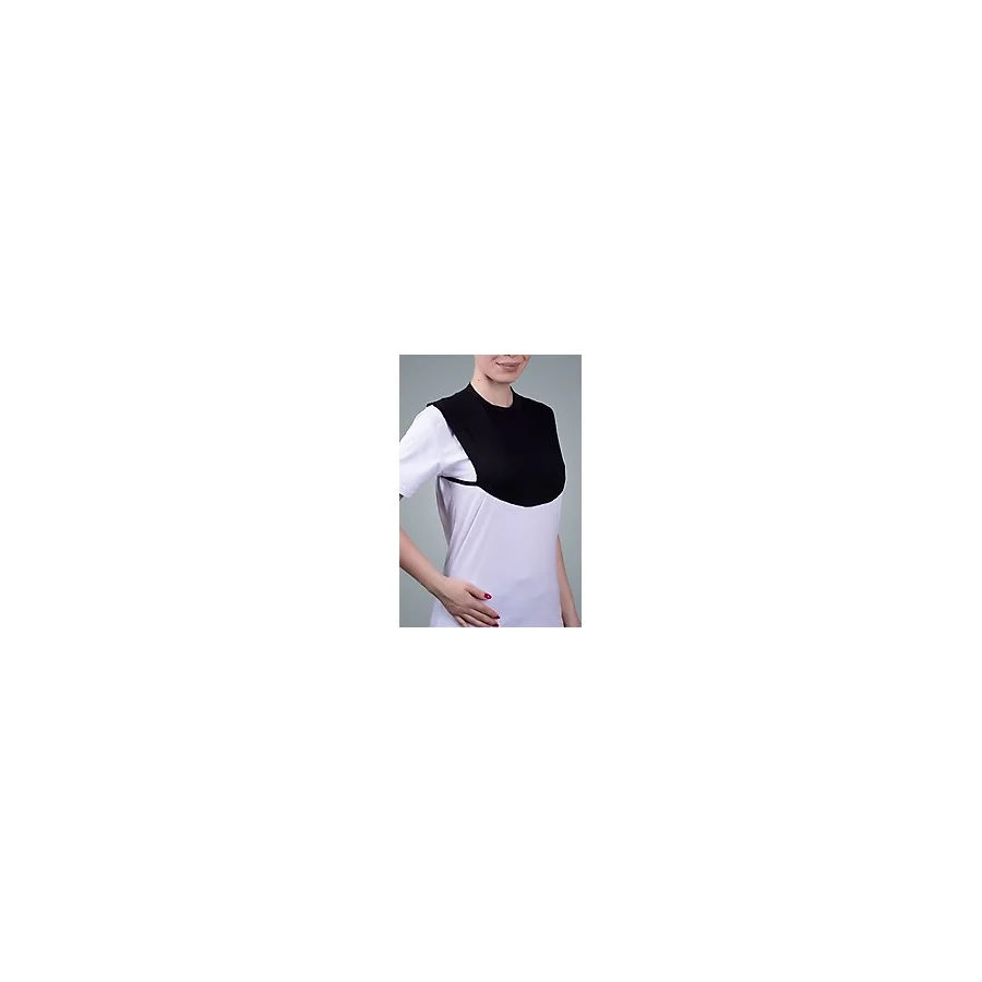 Hürrem Bone Siyah Tesettür Boyunluk Viskon Kumaş Düz 1003_01