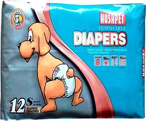 Hushpet Diapers Small 12'li Köpek Çiş Pedi
