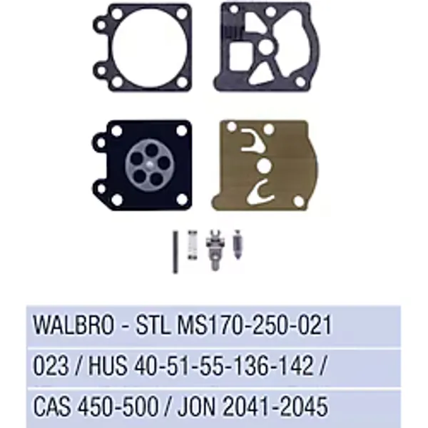 HUSQVARNA 51 / 55/ 545RX / 136 / 142 / 40 KARBÜRATÖR DİYAFRAM WALBRO