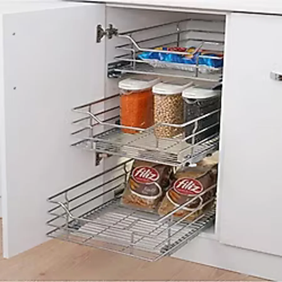 Huzur Mobilya Aksesuarları Bagımsız Teleskopık Frenlı Cekmece 55 cm - Kulp