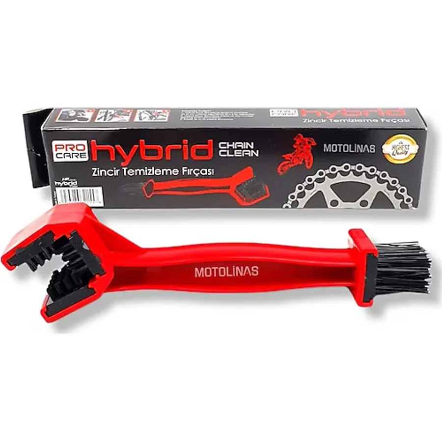 Hybrid Motosiklet Zincir Temizleme Fırçası