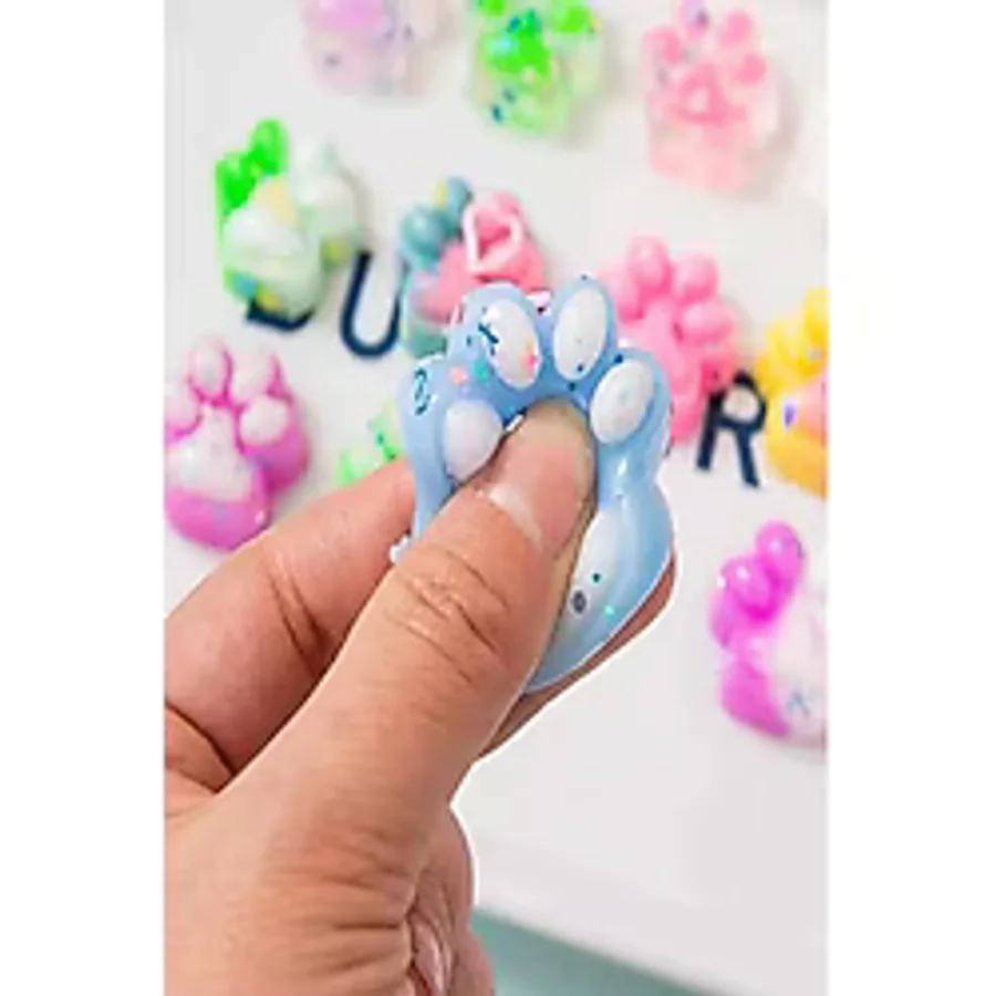 HYD 3 cm Mini Kedi Patisi Yapışabilen Sukuşi Eğlenceli Tasarımda Çocuklar İçin Stres Atıcı