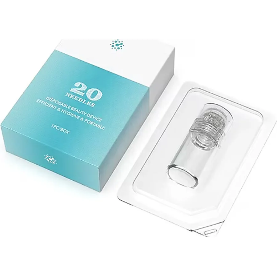 Hydra Needle 1.00 mm 20 Altın İğneli Serum Ampul Uygulayıcı Aplikatör Dermaroller