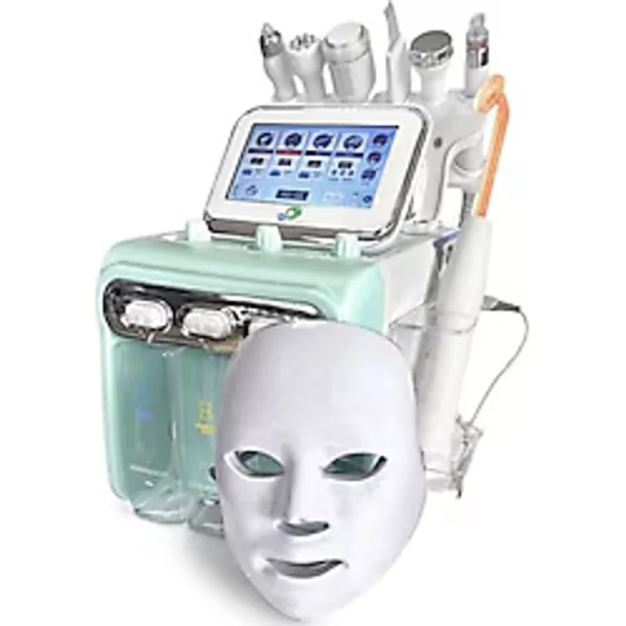 hydrafacial Led Maskeli & Yüksek Frekanslı Hydrafacial 8in1
