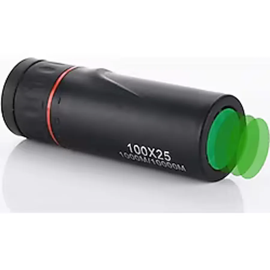Hymark 100x25 Zoomlu Yüksek Çözünürlüklü Tek Gözlü Düşük Gece Görüşlü Monoküler Dürbün