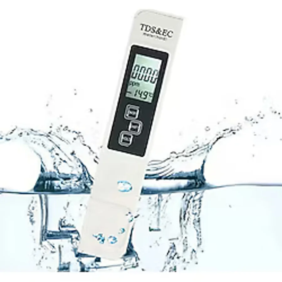 Hymark 3in1 Dijital Tds Su Kalitesi Değeri Sıcaklık Ölçüm Cihazı - Beyaz