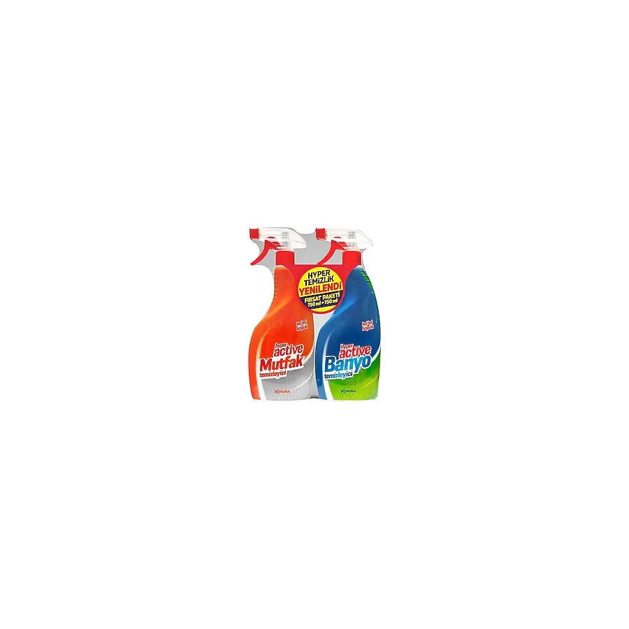 Hyper Active Mutfak Temizleyici 750 ml Banyo Temizleyici Sprey 750 ml