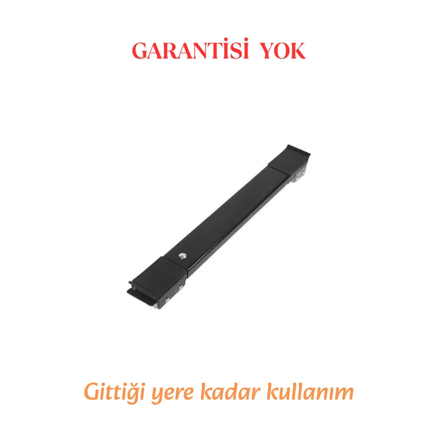 HYPER GROUP Teleskopik Tekerlekli Beyaz Eşya Altlığı Ayarlanabilir Çamaşır Makinesi & Buzdolabı Taşıyıcı Stand