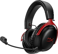 HyperX Cloud III 77Z46AA Siyah-Kırmızı Kablosuz Kulak Üstü Oyuncu Kulaklığı