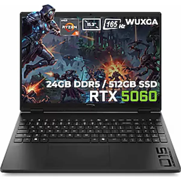 HyperX Omen 15-GB0003NT D2QV8EA Ryzen 5 240 24 GB 512 GB SSD RTX5060 15.3" WUXGA Gaming Laptop