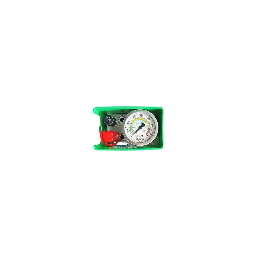 Hyson Cp-Xm Or Basınç Göstergesi 0-500 Bar / 0-7000 Psi Gazlı Amortisör Kontrol Paneli - Yeşil