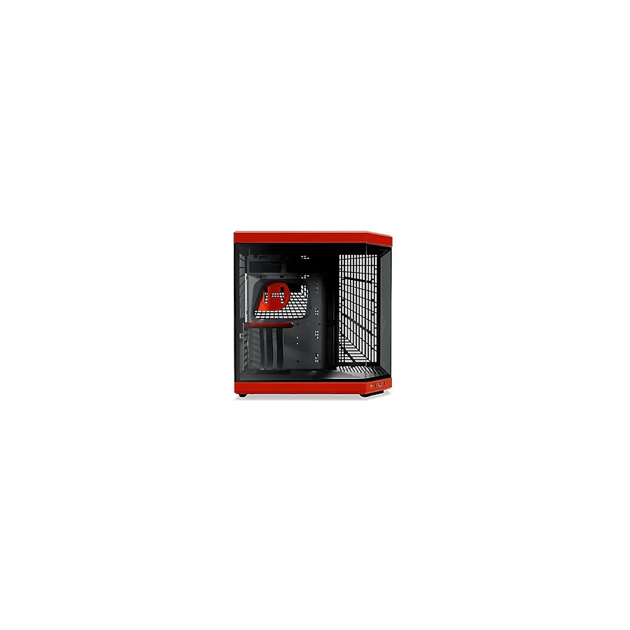 HYTE Y70 Black Cherry Temperli Cam USB 3.2 E-ATX Dual Chamber Mid Tower Gaming Bilgisayar Kasası