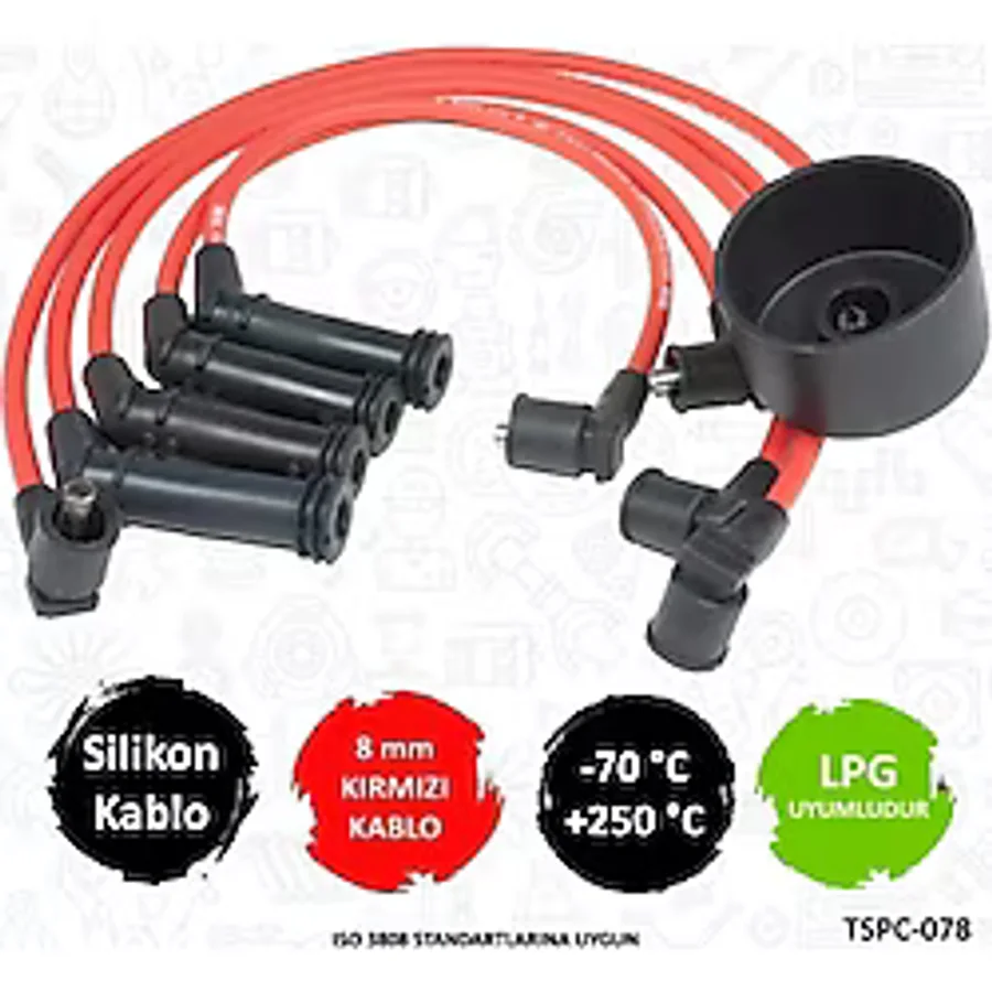 Hyundaı Accent 1.3 12V Buji Kablosu (Distributor Kapağı Muhafazalı)