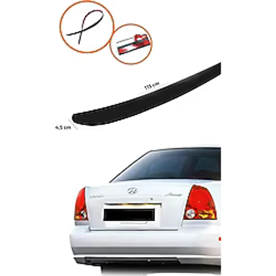 Hyundai Accent Admire Bagaj Üstü Spoiler Piano Black