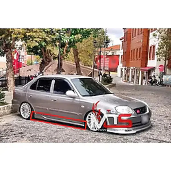 Hyundai Accent Admire Custom Marşpiyel Sağ Sol Takım Fiberglass Boyasız