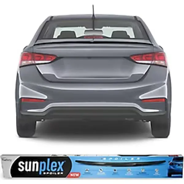 Hyundai Accent Blue Bagaj Ustu Spoiler Piano Black 11-18
