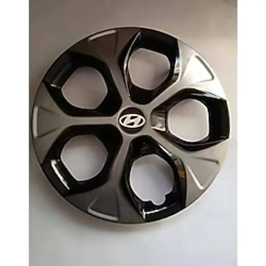 Hyundai Accent Era 14"inç Uyumlu Kırılmaz 4 Adet 1 Takım Siyah Gri Jant Kapağı