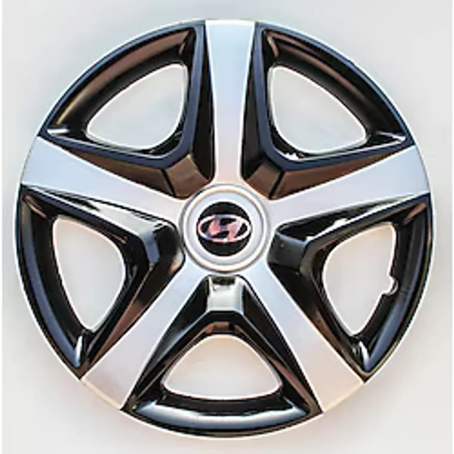 Hyundai Accent Era Uyumlu 13"inç Kırılmaz 4 Adet 1 Takım Siyah Gri Jant Kapağı