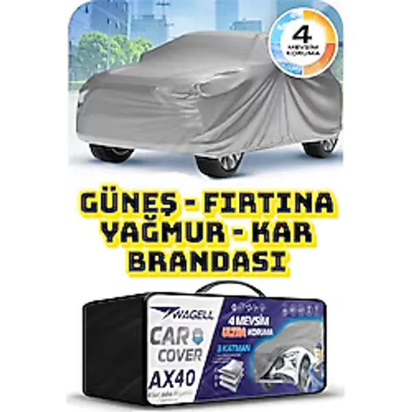 Hyundai Accent Era Uyumlu AX40 Araba Brandası - Oto Çadır Örtü