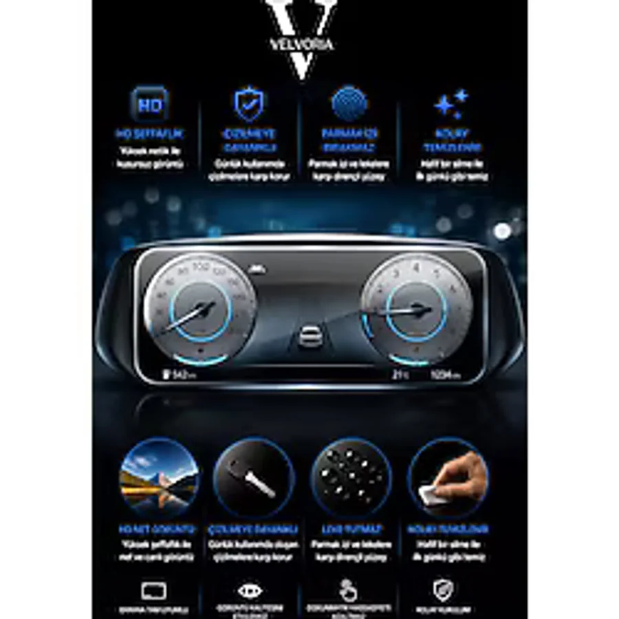 Hyundai Bayon Ekran Koruyucu Dijital Gösterge 10.25 inç Nano