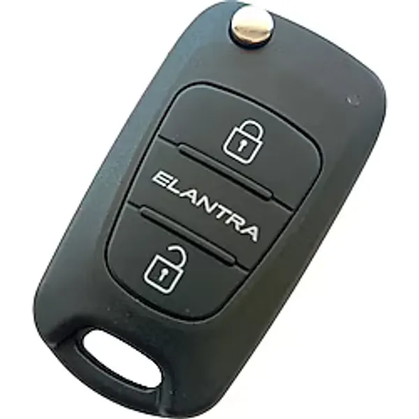 Hyundai Elantra Uyumlu Anahtar Kabı Kumanda Kabı Oto Anahtarlık Vidalı Logolu