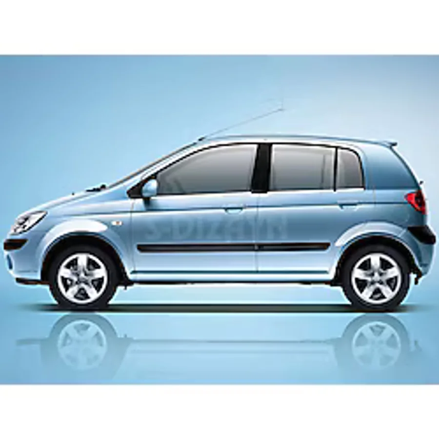Hyundai Getz Krom Cam Çıtası 6 Parça Paslanmaz Çelik 2002-2011