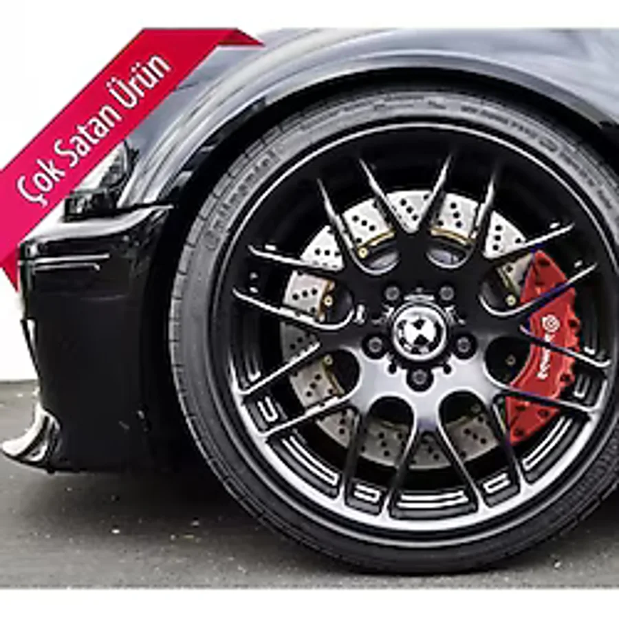 Hyundai Kona Uyumlu Brembo Kırmızı Kaliper Kapağı 4 Parça Ön Arka Set