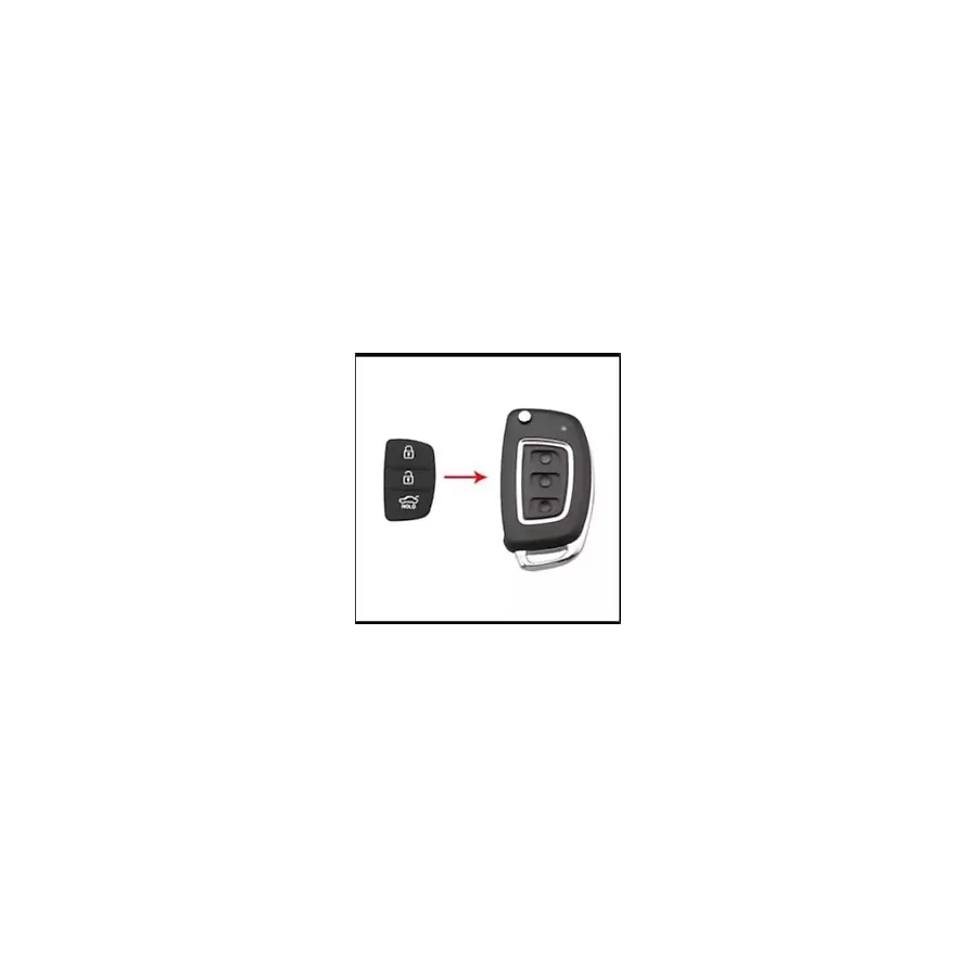 Hyundai Silikon Anahtar Tuşu I10 I20 I30 Ix35