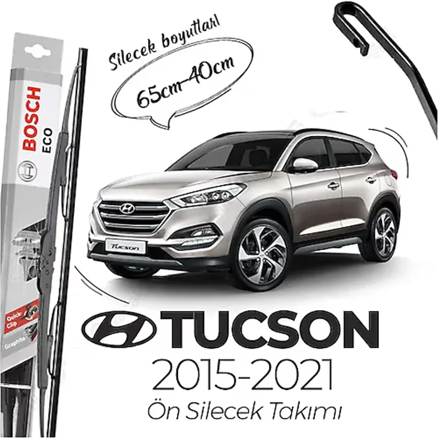 Hyundai Tucson Ön Silecek Takımı (2015-2021) Bosch ECO