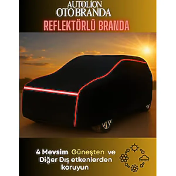 Hyundai Tucson Suv 2020-2025 Uyumlu Araba Brandası Siyah Oto Dış Koruma( Kırmızı Dikişli )