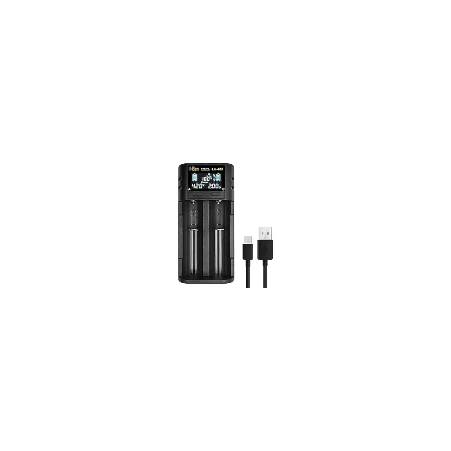 I-Gen LII-400 2'li Akıllı Li-Ion Pil Şarj Aleti