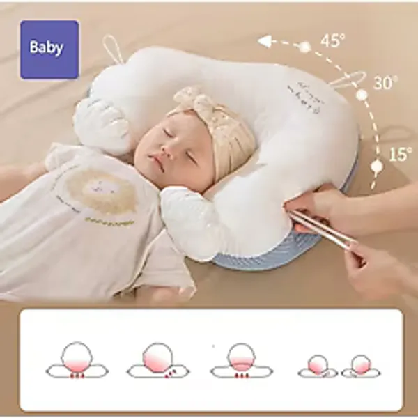 i lin baby Bebek Yastığı, Düz Kafa Yastığı, Bebek Kafa Yastığı, Ayarlanabilir Düz Kafa Sendromu