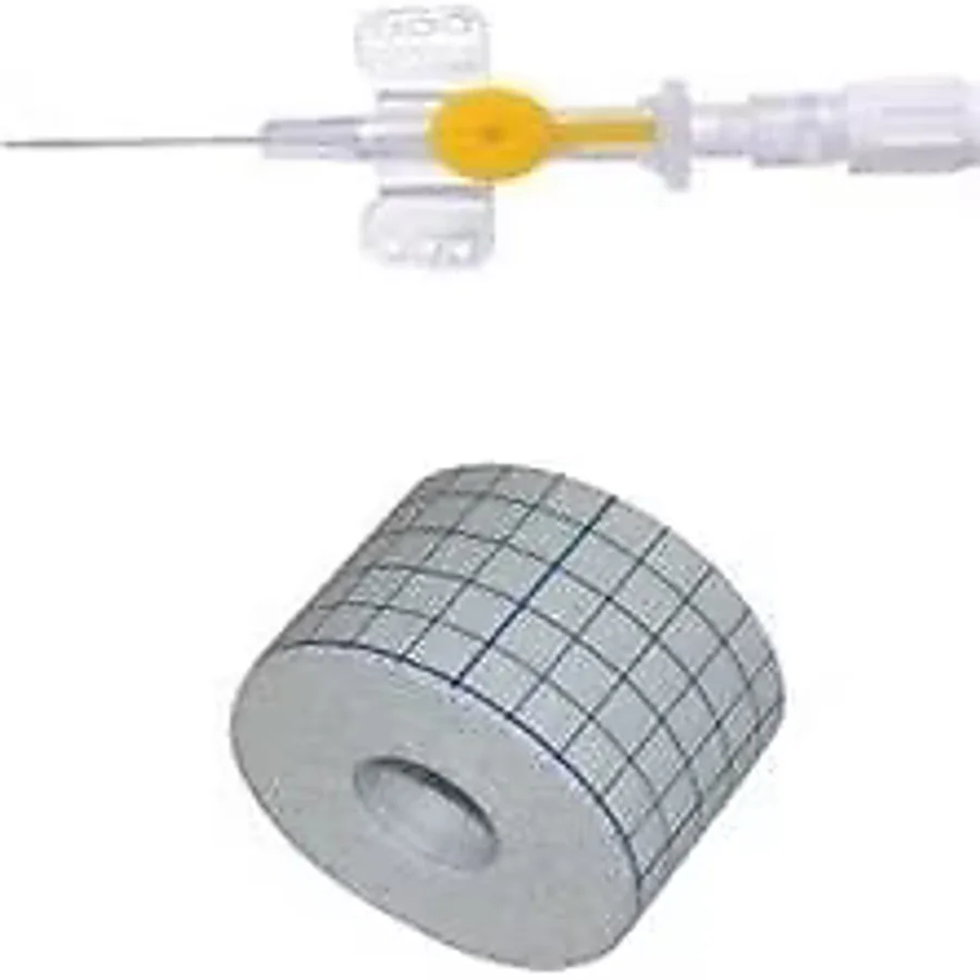 I.v Kanül (Branül) Steril 100 Adet 24 G 19Mm + Esnek Tıbbi Flaster 5X5 Set