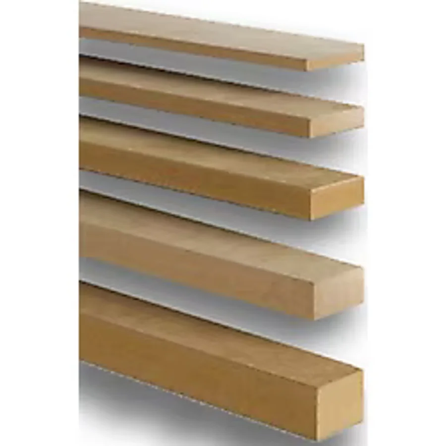iAhşap Ham Mdf Ahşap Çıta Duvar Çıtası Kapak Çıtası Mdf Çıta - 1,2x1,2 cm x 50 cm 10 Adet