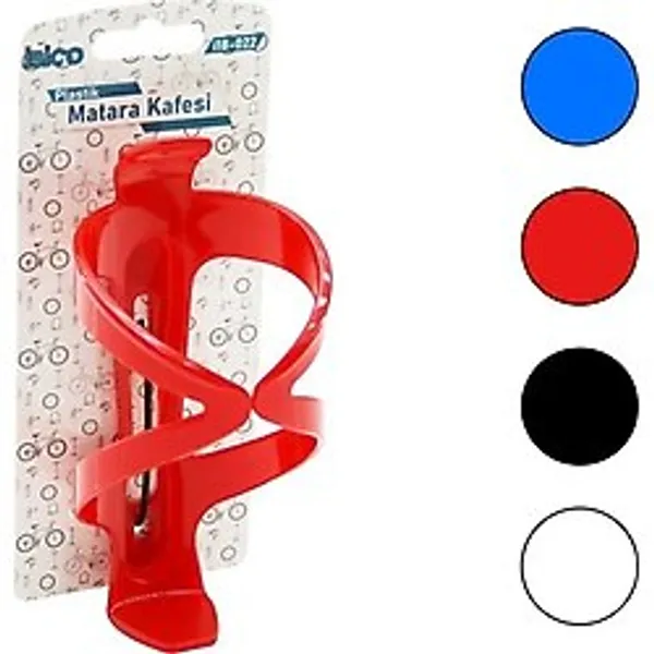 İbico İ18-022 Bisiklet Suluk ve Matara Kafesi Renkli Plastik - 12'li Paket