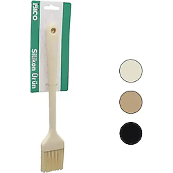 İbico İ22-031 Renkli Yumurta Fırçası Silikon - 12'li Paket