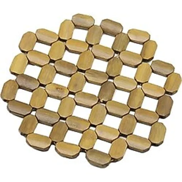 İbico Ibico İ22-269 Nihale Dörtgen 17.8X18.8CM Boncuk Parlak Ahşap - 12'li Paket