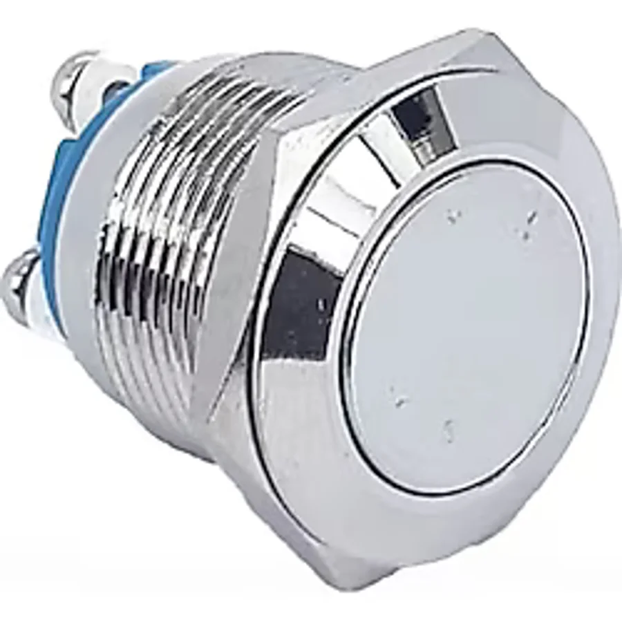 IC-182 D98 Buton Metal Düz 19mm PBS28B-2