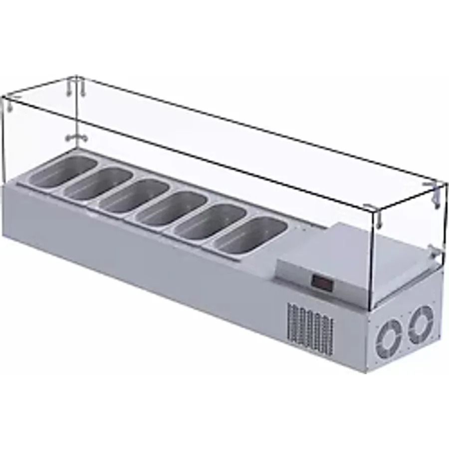 Iceinox VTP 150 GL 6 Bölmeli Endüstriyel Dondurucu ve Soğutucu