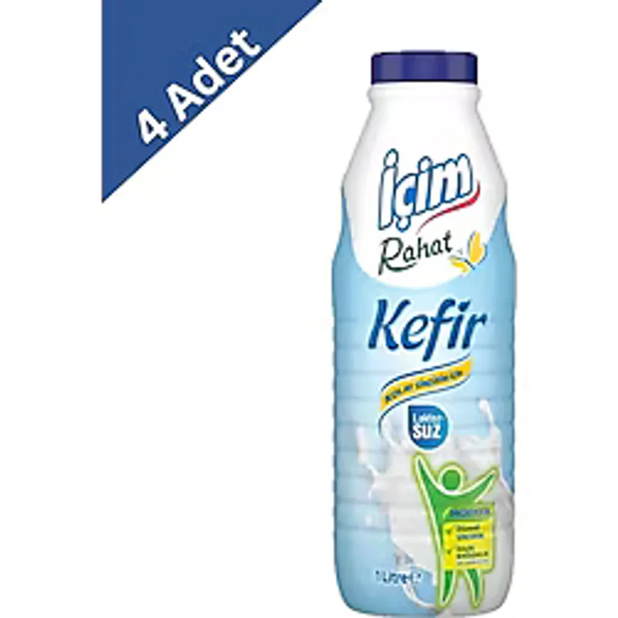 İçim Içim Laktozsuz Kefir 1 L x 4 Adet