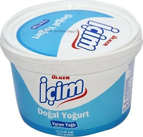 İçim Yarım Yağlı Kaymaksız Yoğurt 5 kg