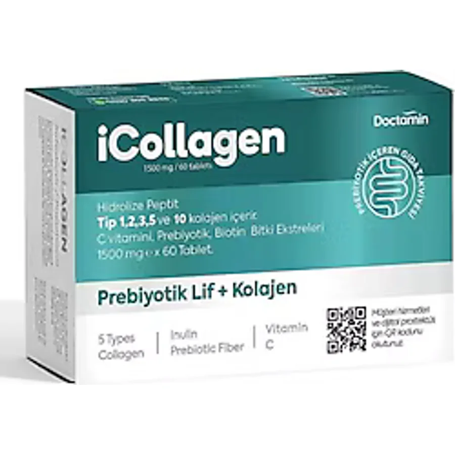 iCollagen Prebiyotik Lif ve Kolajen 60 Tablet