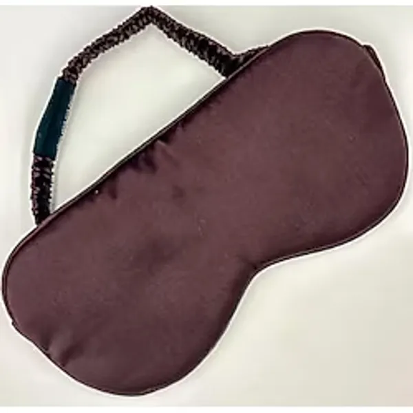 ICON SILK%100 SAF İPEK UYKU MASKESİ GÖZ BANDI (GÜN IŞIĞI) SEYAHAT VE GÜNLÜK KULLANIM İÇİN (Acı Çikolata)