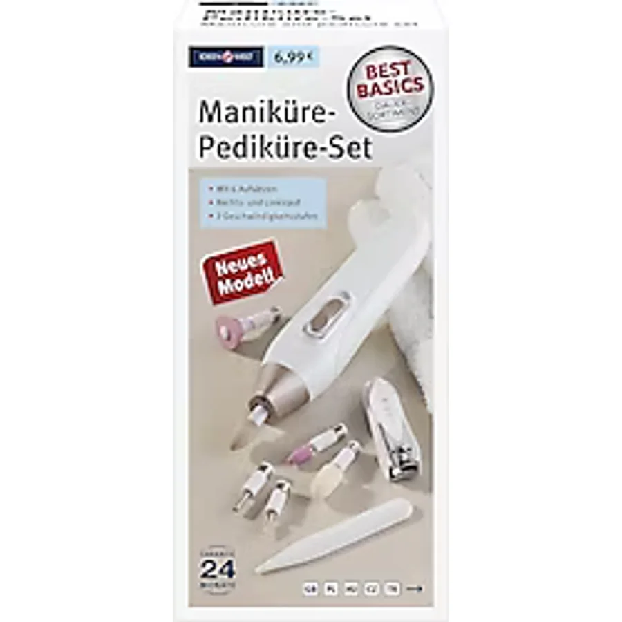 Ideenwelt Pilli 6'lı Başlık Manikür Pedikür Seti