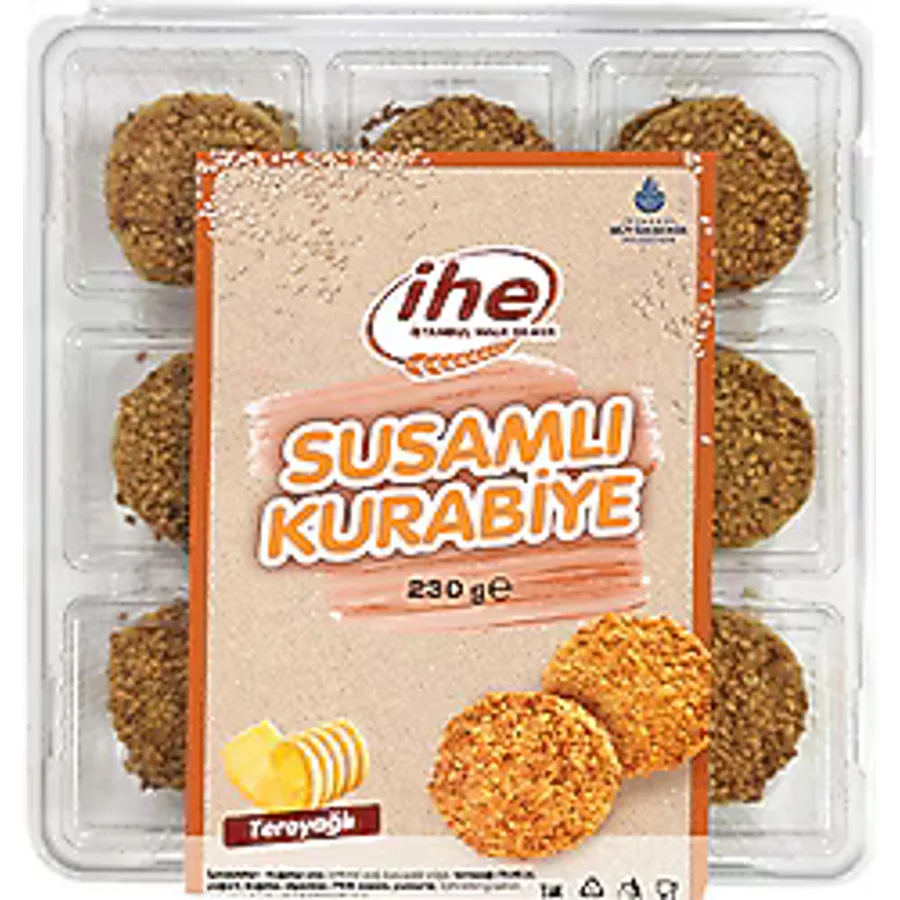 İhe Tereyağlı ve Susamlı Kurabiye 230 gr