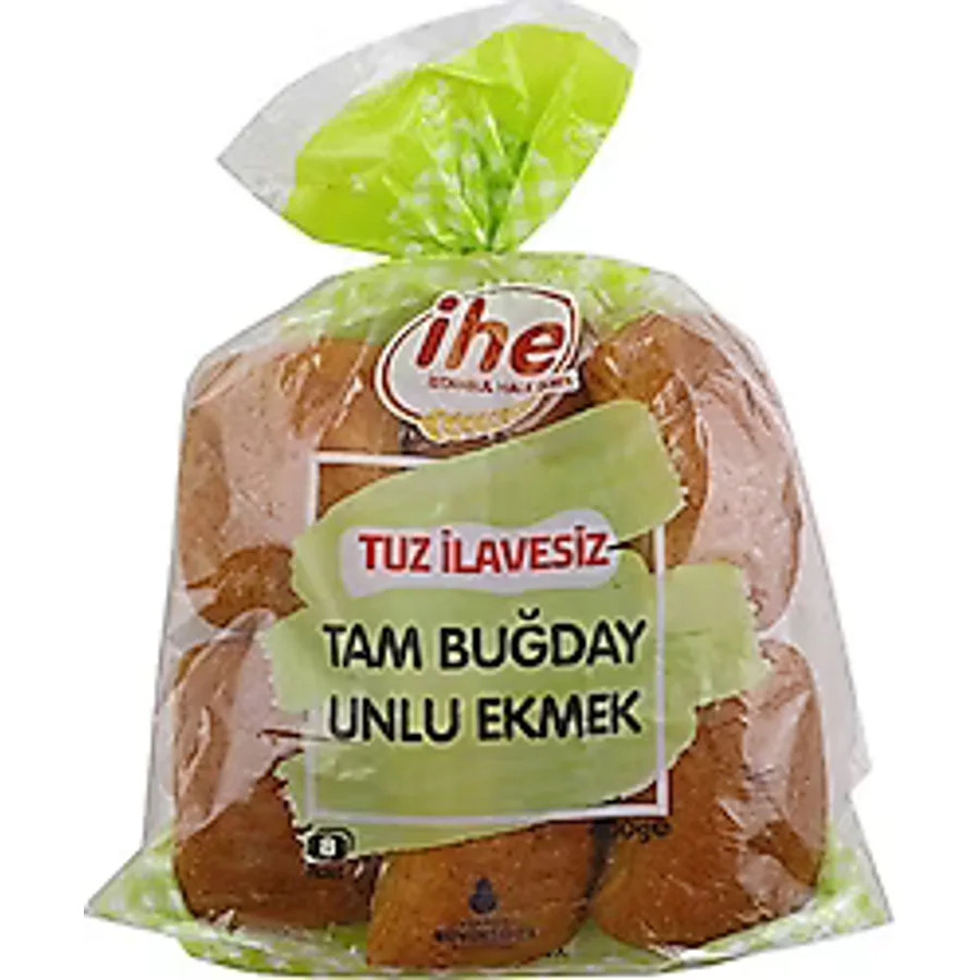 İhe Tuzsuz Tam Buğday 400 gr Ekmek