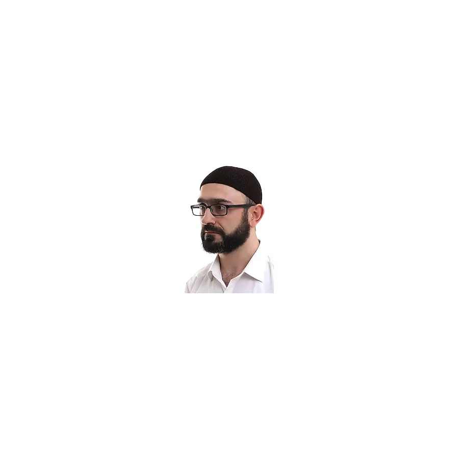 İhvan Online Koyu Kahverengi Kışlık Orlon Namaz Takkesi Baklava Desenli Takke