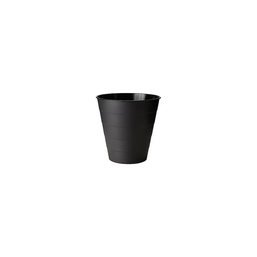 IKEA 10 Lt Çöp Kutusu, Siyah Renk Ofis Çöp Kutusu Masaaltı Çöp Kovası 28X28